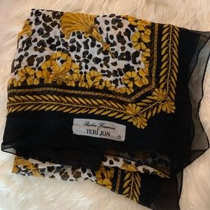 Vintage Rickie Freeman for Teri Jon XL Scarf